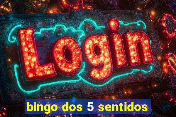 bingo dos 5 sentidos